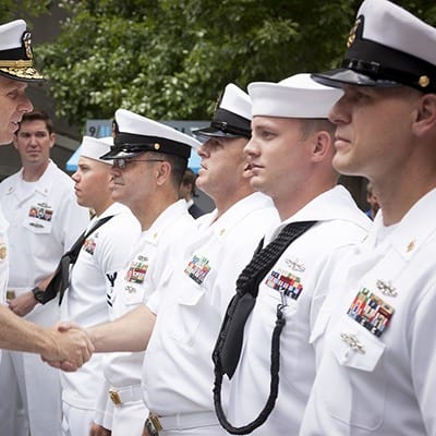 Navy Soldiers in Uniforms