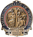 Gold and blue logo for the American College of Surgeons