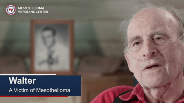 Walter Mesothelioma Testimonial Video Thumbnail