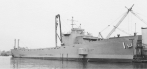 merchant marine ship on the water
