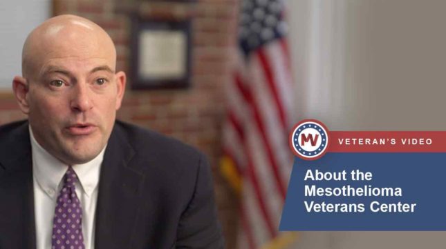 About the Mesothelioma Veterans Center Video Thumbnail