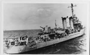 USS "CAINE" Minesweeper Navy Vessel