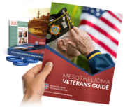 Closeup of the Mesothelioma Veterans Packet