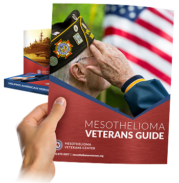 Closeup of the Mesothelioma Veterans Packet