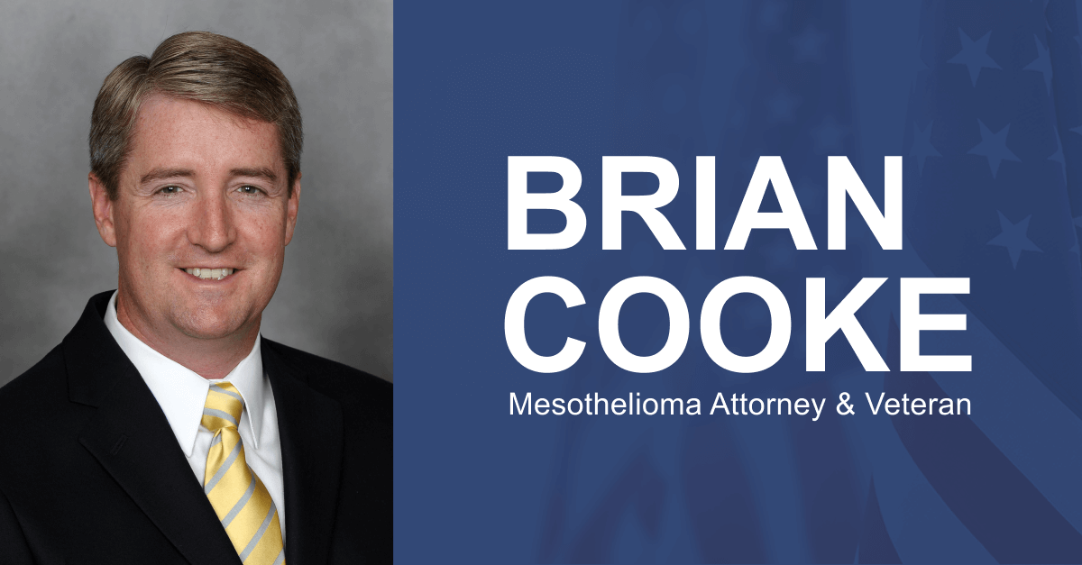 headshot of Brian Cooke, mesothelioma veterans attorney